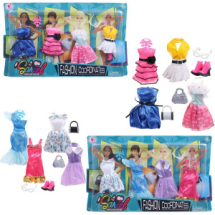 Одежда и аксессуары для куклы высотой 29 см 2 шт в ассортименте (4 наряда, обувь, 2 сумочки)