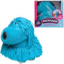 Интерактивная игрушка ABtoys Макаронка Собака голубая ходит, звуковые и музыкальные эффекты.