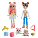 Игровой набор Mattel Enchantimals Брейли Миша и Бэннон Миша с питомцами