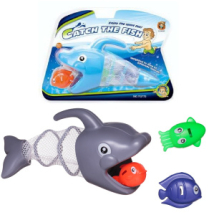 Игровой набор для ванной и бассейна Junfa Прожорливая акула с 3 рыбками