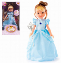 Кукла ABtoys Модница 22см в голубом бальном платье