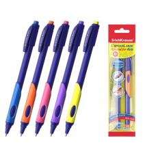 Ручка шариковая ErichKrause ErgoLine Kids, Ultra Glide Technology, цвет чернил синий (в пакете по 2 шт.)