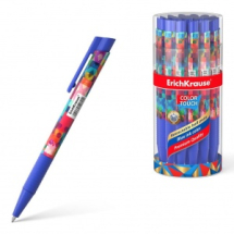 Ручка ErichKrause ColorTouch Patchwork шариковая автоматическая, цвет чернил синий