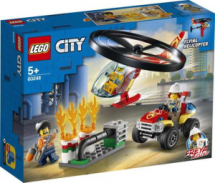 Конструктор LEGO CITY Fire Пожарный спасательный вертолёт