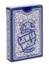 Карты игральные MILAND "Lewis & Wolf" для покера, 54 шт в колоде, голубые, 63*88 мм