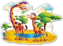 Пазл MAXI Castorland Premium 12 деталей Жирафы в Саванне