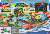 Игровой набор Mattel Hot Wheels MONSTER TRUCKS Охота крокодила