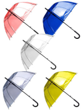 Зонт детский прозрачный купольный 60 см