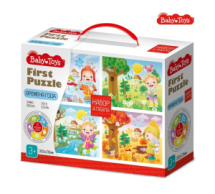 Пазл Десятое королевство First Puzzle 4 в 1 Времена года Baby Toys