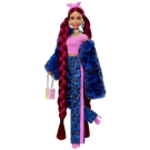 Кукла Mattel Barbie Экстра в синем леопарде
