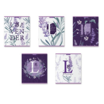 Тетрадь ErichKrause Lavender, 48 листов, клетка, выборочный УФ-лак, MIX-PACK