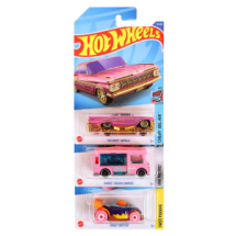 Машинка Mattel Hot wheels коллекционная, розовая