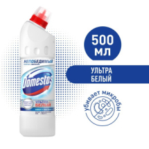 Domestos Средство для Унитаза Ультра Белый 500мл