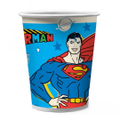 Набор бумажных стаканов ND Play Superman желтый лого, 250 мл 6 шт
