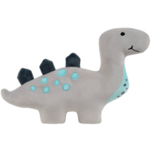 Мягкая игрушка СмолТойс Динозаврик серый 35 см