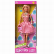 Кукла Defa Lucy Модница в светло-розовом платье 29 см