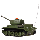 Танковый бой р/у, в наборе: 2 танка (Т34 и Абрамс), звуковые и световые эффекты, с зарядным устройством, 27 Мгц, масштаб 1:32