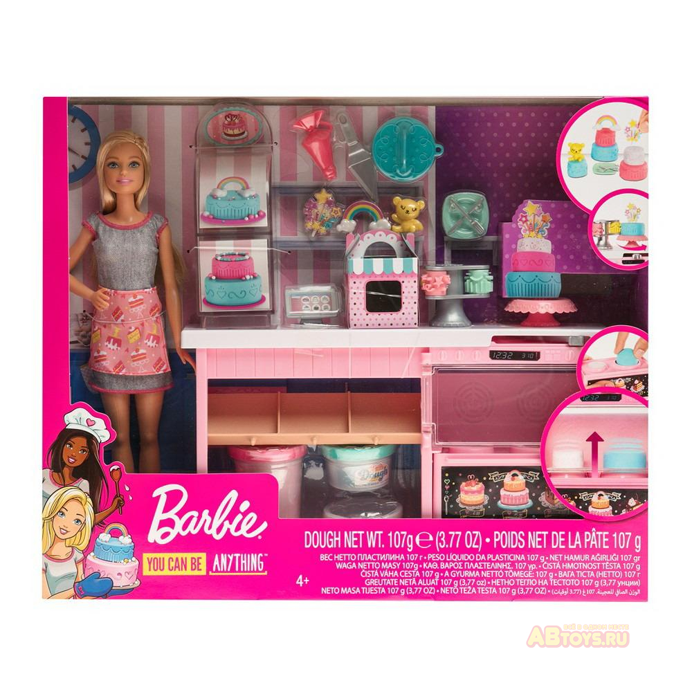 Игровой набор Mattel Barbie Кондитерский магазин
