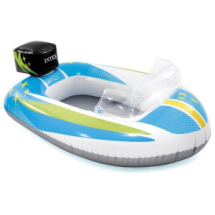 Плот-лодка надувной INTEX Pool Cruisers Бело-сине-зеленая лодка