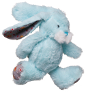 Мягкая игрушка ABtoys Кролик, 15см, голубой.