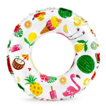 Круг надувной INTEX Lively Print Swim Rings Сладости 3-6лет 51 см