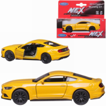 Машинка Welly 1:38 2015 MUSTANG GT желтая
