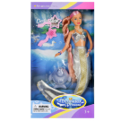 Кукла Defa Lucy Принцесса-русалочка с волшебной прядью волос (серебристый костюм), 29 см