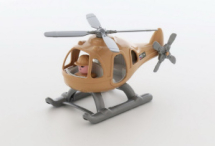 Вертолёт военный "Гром-Сафари" (в коробке) 29х22х15,5 см.