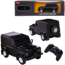 Машина р/у 1:24 Land Rover Defender черный, 2,4G