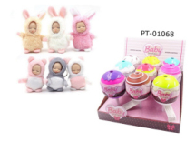 Кукла ABtoys Baby Boutique Пупс-сюрприз в конфетке с аксессуарами, 9 шт. в дисплее, 6 видов в коллекции, (3 серия)