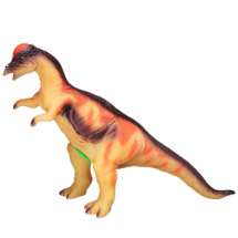 Фигурка Junfa динозавра большая (из мягкого материала) бежево-оранжевая - Овираптор