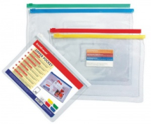 Пакет - ZIP пластиковый ErichKrause PVC Zip Pocket, A5, прозрачный