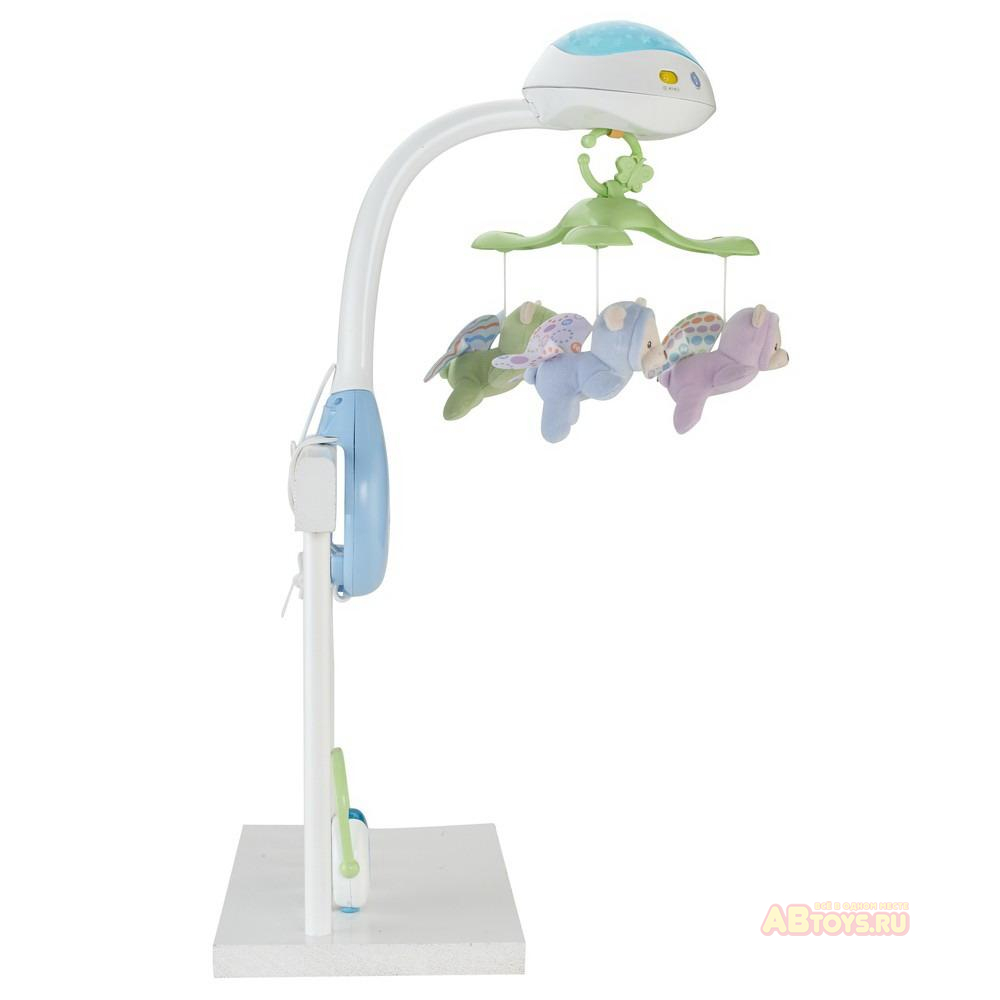 Музыкальная игрушка Mattel Fisher-Price Карусель Мобиль на кроватку Мечты о бабочках (обновленный)