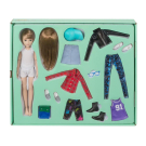Игровой набор Mattel кукла с одеждой и аксессуарами Creatable World Делюкс Рыжие прямые волосы