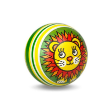 Мяч ПОЙМАЙ Львенок зеленый диаметр 125мм