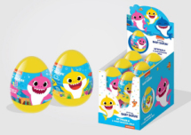 Фигурка SBOX коллекционная BABY SHARK HAPPY MAGIC в пластиковом яйце