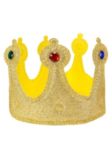 Карнавальная корона Великий король №1 21х13,5 см