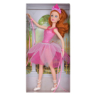 Кукла ABtoys Балерина, 30 см, в розовой юбке-лепесток