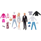 Игровой набор Mattel Barbie Куклы с модной одеждой и аксессуарами