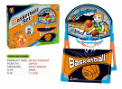 Набор YG Sport баскетбольное кольцо и мяч 10см (установка на столе, полу или крепление на косяк двери), 38.5*40*58 см)