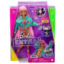 Кукла Mattel Barbie Экстра с розовыми косичками