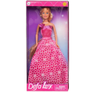 Кукла Defa Lucy Светский раут в розовом длинном вечернем платье 29 см