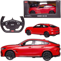 Машина р/у 1:14 BMW X6 M, 2,4G, свет фар и салона, цвет красный.