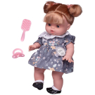 Пупс-кукла Junfa Baby Ardana в платье в цветочек с аксессуарами 32см