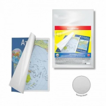 Набор обложек ErichKrause Glossy Clear пластиковых для контурных карт атласов и тетрадей A4 306х426мм 100 мкм (пакет 10 штук)