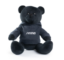 Мягкая игрушка Fixsitoysi Медведь Друг черный 25 см