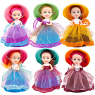 Кукла-кекс в шляпке, 6 видов в ассортименте, 12 шт. в дисплее (цена за 1 шт), в индивидуальной подарочной упаковке, 15,25 см