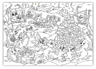 Раскраска Десятое королевство Зимняя (формат А3)