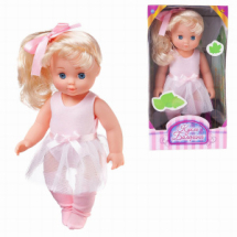 Кукла ABtoys Весенний вальс в розовом платье для занятий танцами 25 см