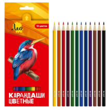 Набор цветных карандашей Лео Ярко 12 цветов